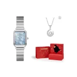 Дымчато-синий [Красный Романтическая коробка + Луна и Галактическое ожерелье]