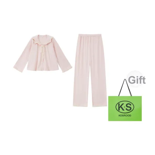 Kosrood Пижамный комплект женский розовый