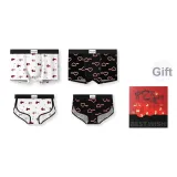 (Змеиная удача) Пара Красная коробка Комбинация B-4 шт