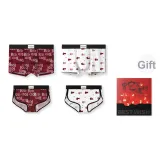 (Змеиная удача) Пара Красная коробка Комбинация D-4 шт