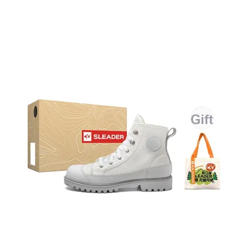 SLEADER Vintage Workwear Series Короткий ботинок Martin Унисекс Экрю