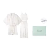 [Подарочная коробка комплект] Фиолетовый клевер цветок трехкомпонентный комплект