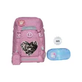 22L Леопардовый принт Любовь Сердце + ледяная фея пенал для ручек