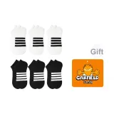 6 пар (Белый 3, Черный 3)