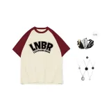 Абрикос & Красный (в комплекте стильное ожерелье)