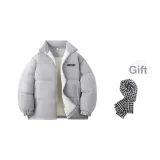 Норка Серый [Бесплатный Шарф Включен]