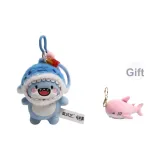 Пухлая акула Sharky синяя шляпа украшение + розовая акула Little Ai украшение