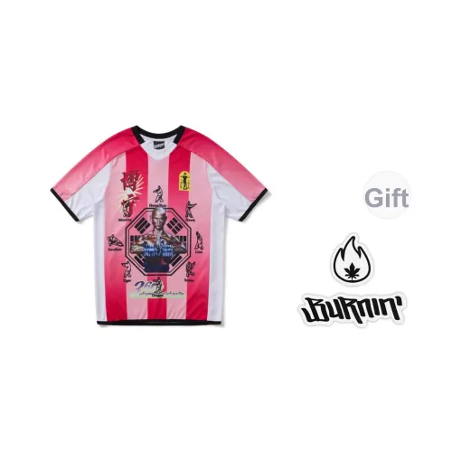 BURNIN Розовый Унисекс Футбольная Джерси