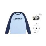 Циан Синий (В комплекте с модным ожерельем + сумка через плечо)