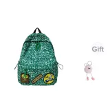 Зеленый леопардовый принт [с брелком "Длинноногий эльф" в случайном цвете]