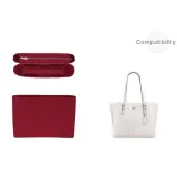 Mollie34 Сумка-тоут, подкладка, 2 штуки [1 штука с открытым верхом, 1 штука с молнией]