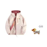 Бежевый Фиолетовый [Бесплатно DIY Щенок Брошь]