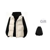 Слоновая кость жилет + черный худи