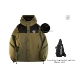 Армейский зеленый с флисовой подкладкой (в комплекте с сумкой через плечо)