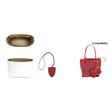 [2-Предметный комплект] Красная нижняя заколка + мини подкладка