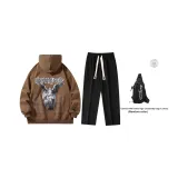 Кофейный, одежда, наборы (включает сумку через плечо)