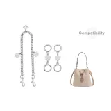 [Камелия Белый Комплект из двух частей] Камелия Белый Удлинительная цепь 9 см - 2 шт + Камелия Белый Декоративная цепь 45 см