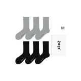 6 пар (3 черных + 3 светло-серых)