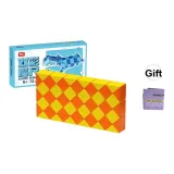 72 секции, двойная цветная волшебная лента, желтая [включает инструкцию книгу]