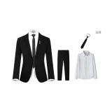 Black (В комплекте с рубашкой и галстуком)