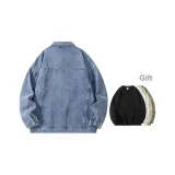 Джинсовый синий (Стиль Positioning 23006) (В комплекте с длинно-рукавной футболкой)