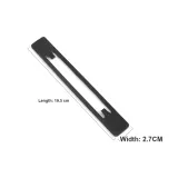 Чёрный набор из трёх предметов (зернистая кожа личи) (совместим с полупроводниковым металлом)