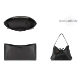 Сумка Carryall [Средний размер] (Черная), изогнутый стиль