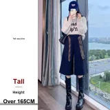 Темно-синий, синий, высокий (в комплекте с брендом Wangqing, крючок и петля)