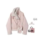 Розовый, в комплекте с заколкой-коготь + эксклюзивная сумка для покупок