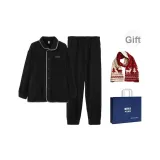 Black-[Рождественский ограниченный лось красный шарф]