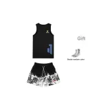 Бог смерти Шорты + Морант Черный Топ + Носки (Случайные Носки)