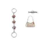 Коричневый принт с лапой, удлинитель с цепочкой