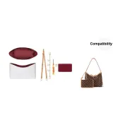 [Комбо Сумка Полный Комплект] Бордовый Стиль Curve Позиционирование + Сумка через плечо Набор-Сумка Маленькая