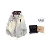 Белый (Черный Поло Мячи+Треугольник) с Двойной Подарочной коробкой