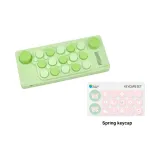 Пузырьковый зеленый + Весна Keycap