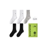 5 пачек (2 белых / 2 черных / 1 серый / длинные голени)