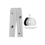 Gray (В комплекте с однотонной круглой вырезной толстовкой)