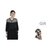 Чёрный (С подарком шарф)