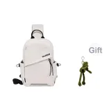 Мода Белый [с брелком в виде лягушки]