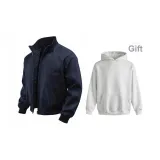 Стандартный Темно-Синий Топ [В комплекте с Белым Серым Худи]