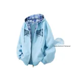 Каролина Блю-Синяя клетка [Утолщенная флисовая подкладка]