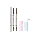 E01 Облачный туман Чай Черный + E04 Бархат Кофе Тепло-коричневый (Включает 35 мл средство для удаления макияжа + Матовая губка)