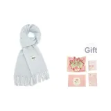 Светло-синий + розовый поздравительная открытка + конверт + наклейка