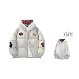 Экрю (в комплекте с клетчатым внутренним слоем, свитшот)