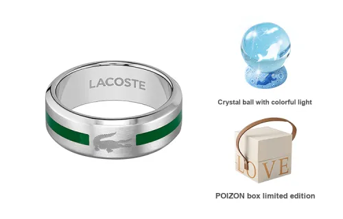 Кольца из нержавеющей стали LACOSTE Collaboration Мужские