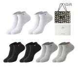 Однотонный 6-Пачка Коробка Включено (6 Пары Смешанные Цветы) 100% Хлопок Антибактериальный/Защита от Свода/Сумка для покупок Включено