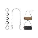 Серебряный (Декоративная цепочка 40 см + Черная луна, круглая пряжка 16 см)