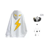 Белый с флисовой подкладкой, утолщенный (в комплекте модная сумка через плечо + модное ожерелье)