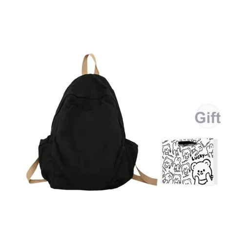 WEIERLUN Холст Рюкзак Стандартный Унисекс Черный Белый Коричневый Зеленый Красный