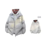 Теплый серый (в комплекте с бело-серым свитшотом из фотинии высокого качества)